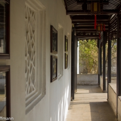 Pavillon im Garten des bescheidenen Beamten in Suzhou
