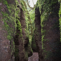 Drachenschlucht mit Auskolkungen